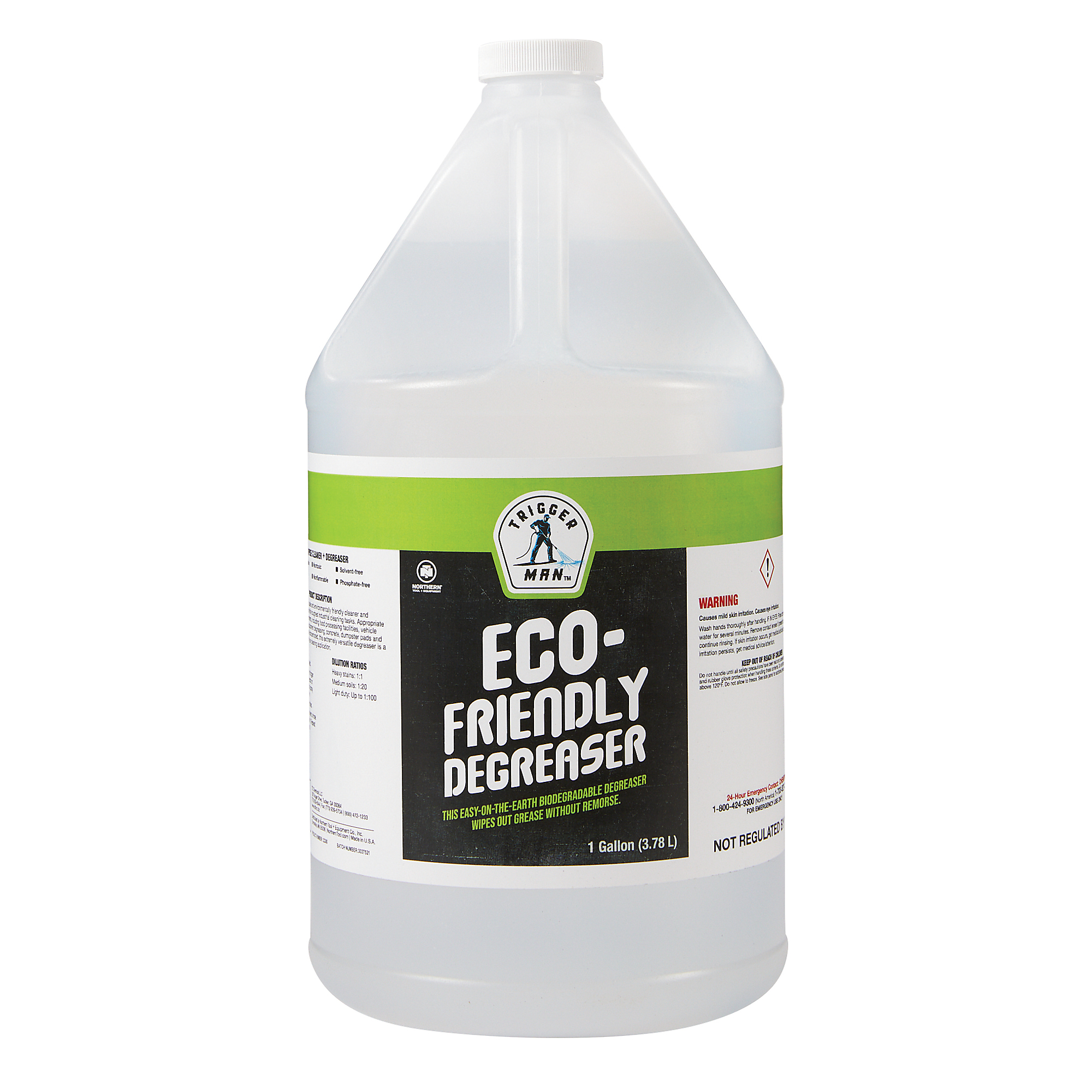 Trigger Man Eco-Friendly Degreaser, Pressure Washer Chemical, 1 Gallon